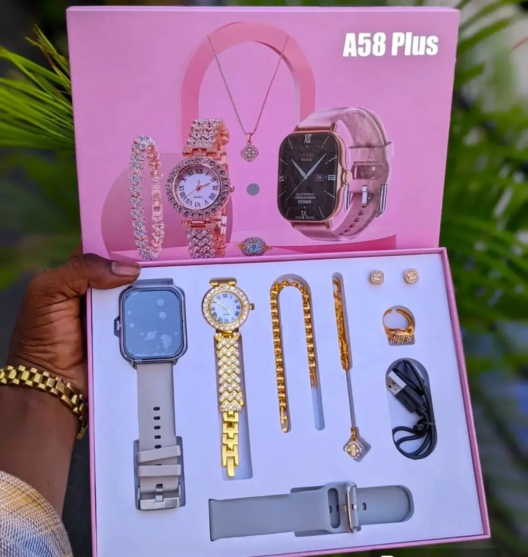 Pack A58 Plus – Élégance féminine & technologie réunies