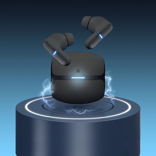 Écouteurs Sans Fil Theta – Design futuriste & autonomie prolongée