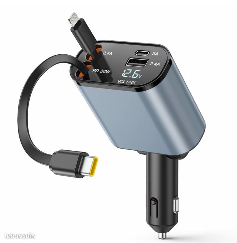 Le chargeur rétractable