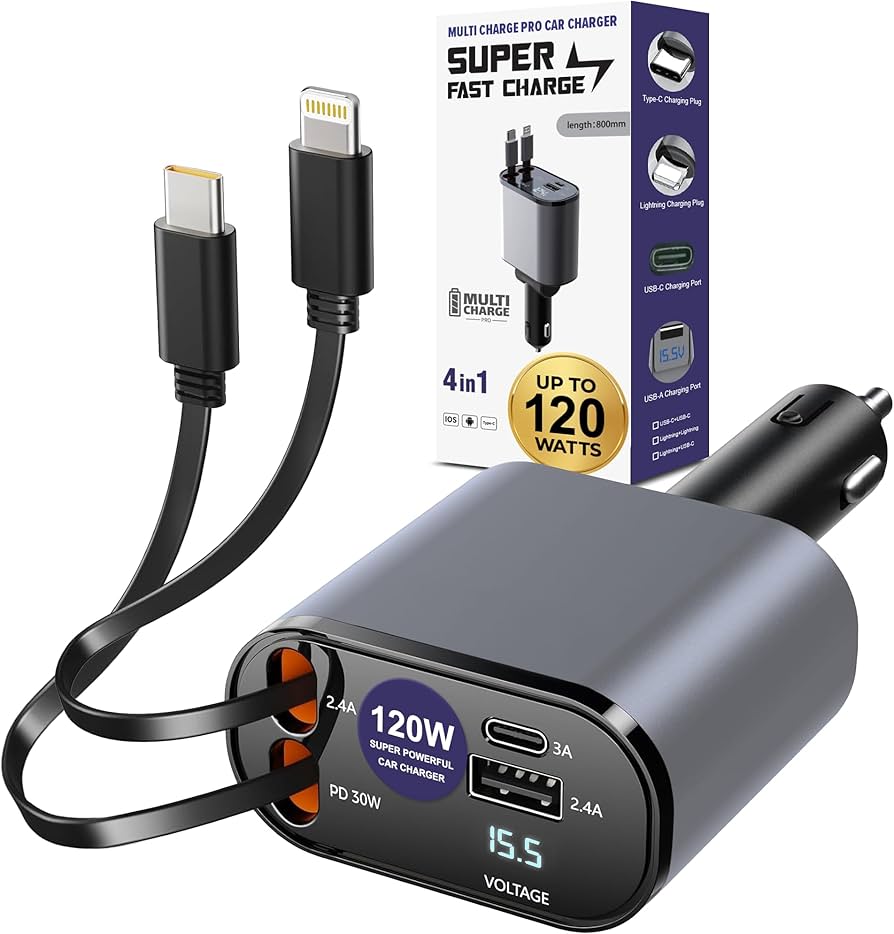 Le chargeur rétractable