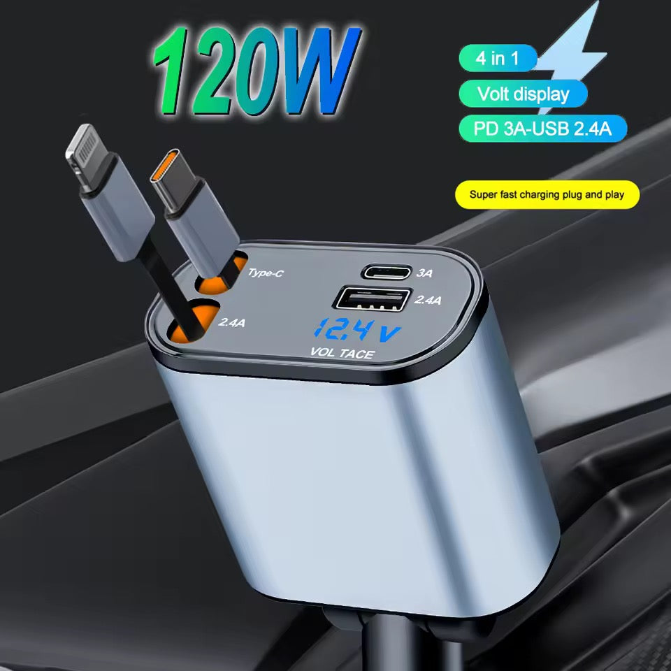 Le chargeur rétractable