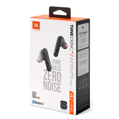 JBL Tune 230 NC Beam, Écouteurs sans fil avec Réduction de Bruit, Bluetooth 5.3, autonomie jusqu'à 48 h, charge rapide, son JBL Pure Bass